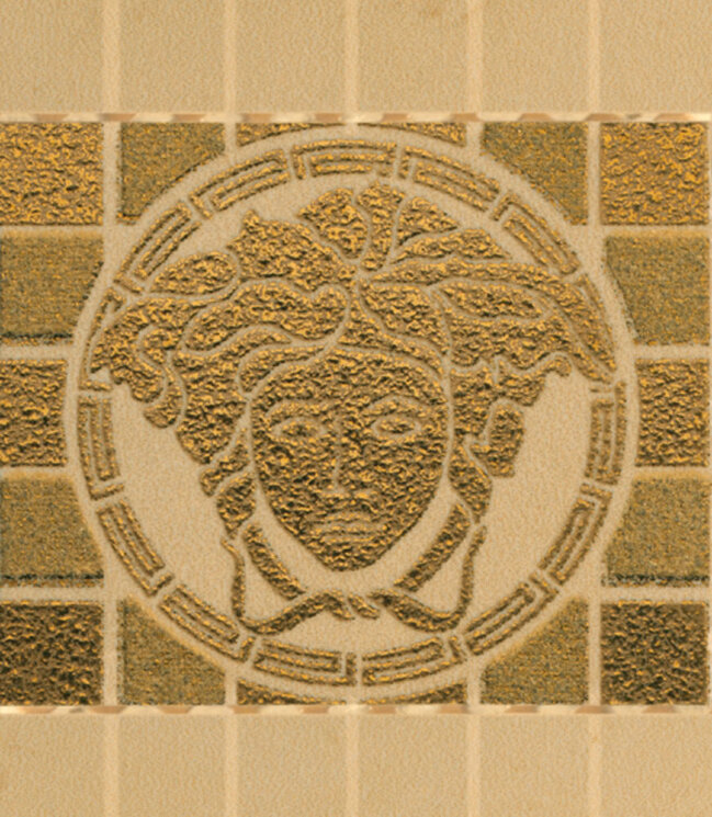 Декор (6.5x7.6) 37511 Firma Med. Gold Oro/no - Vanitas з колекції Vanitas Versace