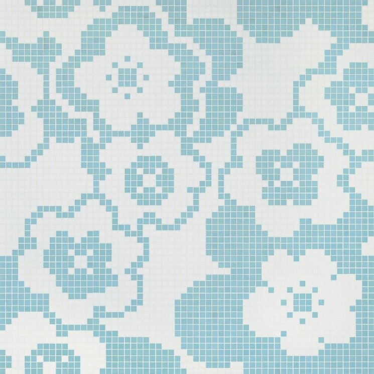 Мозаїка (129.4x129.4) Garden Blue - Decori 20 з колекції Decori 20 Bisazza