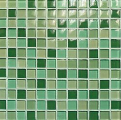 Мозаїка (30x30) 03300022 Green Glossy Mix - Crystal-C