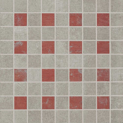 Мозаїка (30x30) I306E2G Mosaico Color Grey+Red - Nr.21