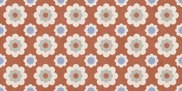 Плитка Homey Flower Cotto Nat Ret - 60x120 5241 Homey з колекції Homey Piemme