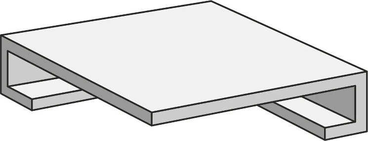 Кутова сходинка ANG GRADINO PURE - 30x30 3ZW7 Charme з колекції Charme Edimax Astor