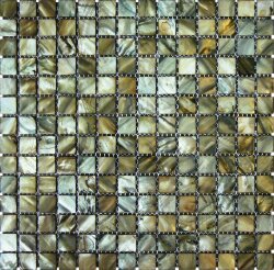 Мозаїка (30.4x30.4) SM-GRD-SQ Grey 2*2Square - Shell Mosaic