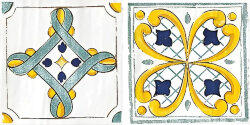 Декор Cotto Mediterraneo Decoro Seiano Verde Luc - 11x11 SDS1195P Cotto Mediterraneo