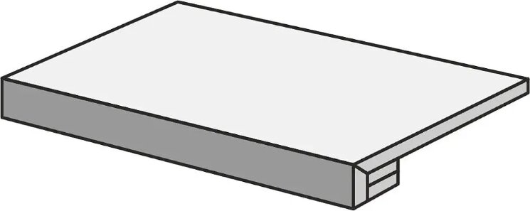 Сходинка 33x60 RE Grey Gradone Assemblato Pastorelli Recode з колекції Recode Pastorelli