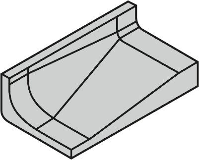 Куточок 5x10 Inside Corner Grey25 - Pro Architectura - 3585 PN09 0 з колекції Pro Architectura Villeroy Boch Куточок 5x10 Inside Corner Grey25 - Pro Architectura - 3585 PN09 0 з колекції Pro Architectura Villeroy Boch