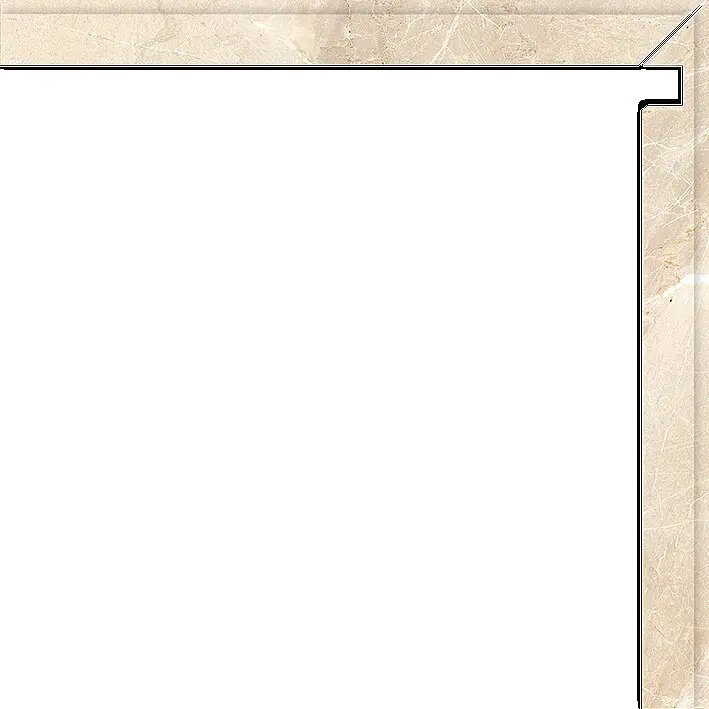 Сходинка 4.8x60 84520 Beige battiscala(dx) pol Cerdomus Sybil з колекції Sybil Cerdomus Сходинка 4.8x60 84520 Beige battiscala(dx) pol Cerdomus Sybil з колекції Sybil Cerdomus
