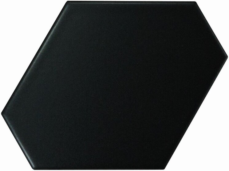 Плитка 10,8x12,4 Benzene Black Matt 23832 з колекції Scale Equipe