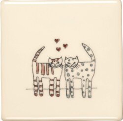 Декор Cat Lover On Off White 10.5x10.5 Classic Winchester