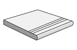 Сходинка (60x60) LGCMKR0 Gradino Step Rett. Papiro Bianco - Mako