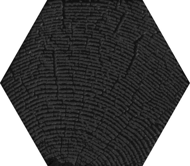 Плитка (11x12.6) 760046 Matiere Hexa-Stile Arbre Black - Matiere з колекції Matiere Settecento Плитка (11x12.6) 760046 Matiere Hexa-Stile Arbre Black - Matiere з колекції Matiere Settecento