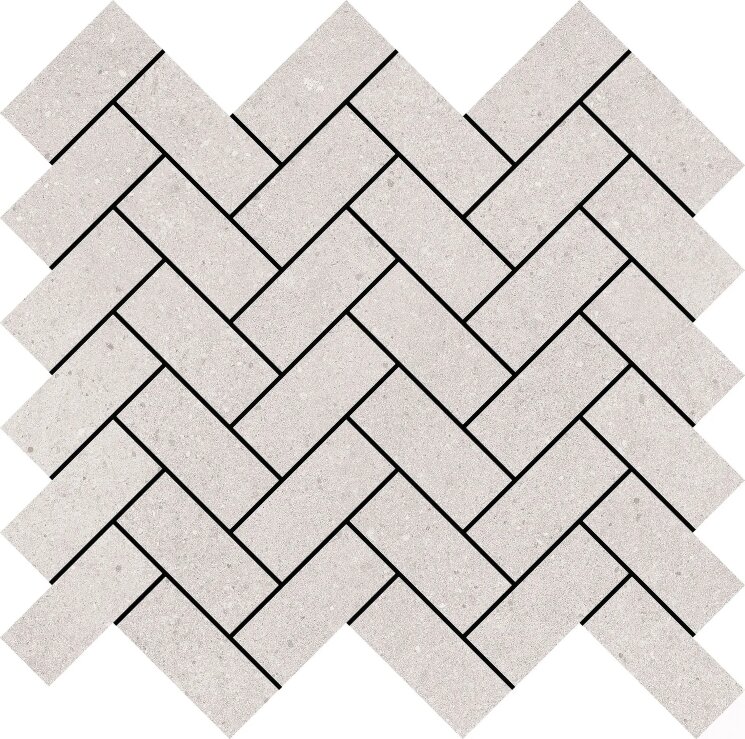 Мозаїка 24.5x27.5 DC5012 Mosaic Herring Serena Grey Matte Aleluia Serena з колекції Serena Aleluia