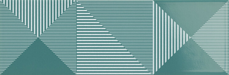 Плитка 10x30 Crayon Green Decor-Crayon-26877 з колекції Crayon Peronda