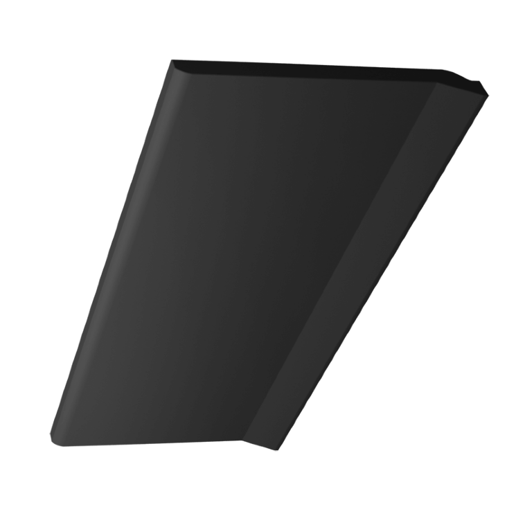 Сходовий елемент 10x19.8 Bazo Nero Cokol Wywiniety Ostry Monokolor Mat. з колекції Bazo Paradyz