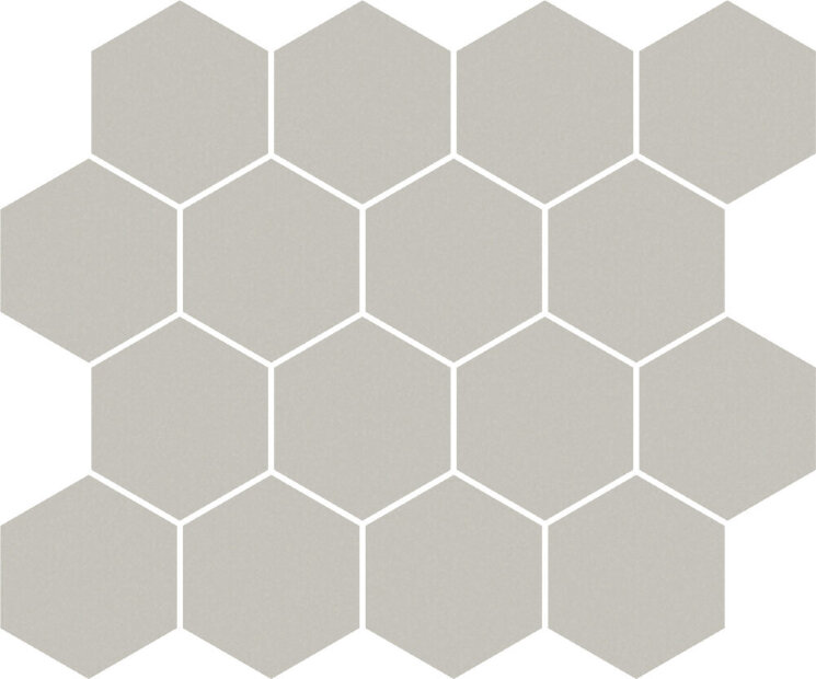 Мозаїка 28,7*34,4 Leather Mos.esagona  Grey 0099902 Minimal Design Cerdisa з колекції Minimal Design Cerdisa