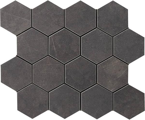 Мозаїка Pietra Grey Mosaico Esagona Fade 26x30 Lux Experience Impronta з колекції Lux Experience Impronta