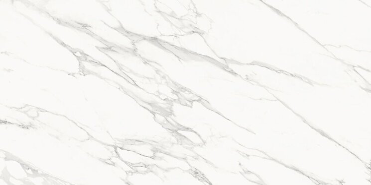 Декор Statuario Michelangelo Lappato Matt Book Match A 162x324 Marmi Level з колекції Marmi Level
