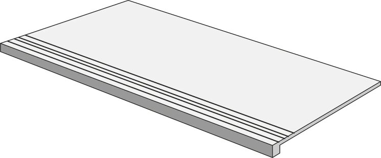 Сходинка 60x120 Agata Pelda?o torelo Striped White Durstone Agata з колекції Agata Durstone