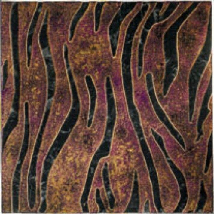 Декор (30.5x30.5) Velvet Fondo Oro Viola-Decoro Nero Marquinia - Emotions з колекції Emotions Petra Antiqua
