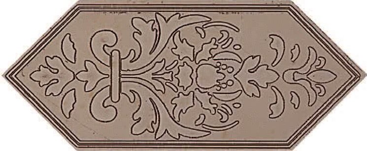 Декор (6.7x16) Casale B4TR-Seppia - Deco з колекції Deco Lithos Mosaico