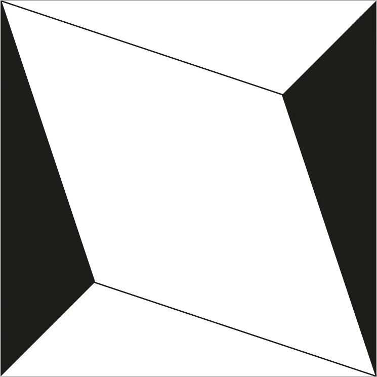 Плитка 20x20 b&w geo pattern 13 Valmori Hydralicart з колекції Hydralicart Valmori