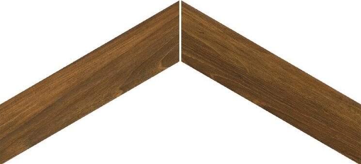 Плитка Mohogany Chevron 11x54 Sleek Wood Emil Ceramica з колекції Sleek Wood Emil Ceramica