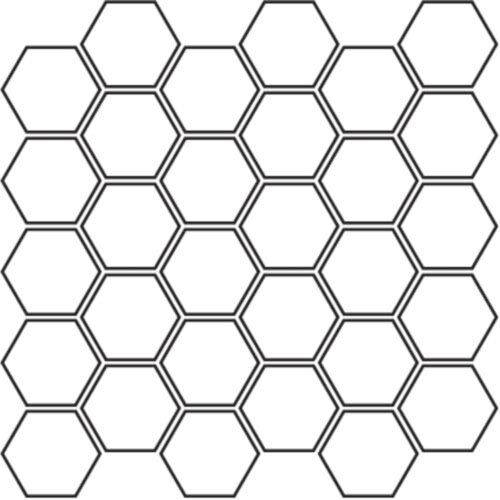 Мозаїка (30x30) MM5MS3L Mosaico Esagoni Breccia White Lev R - Marmorea2 з колекції Marmorea2 Fioranese