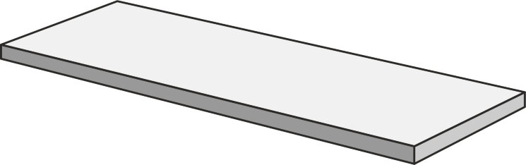 Кутова сходинка 33x80 Concrete Nat. Rett X5 - Be-Square - 1HKC8RD з колекції Be-Square Emilceramica
