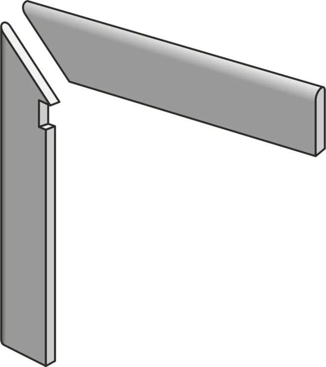 Сходинка 4.8x60 86917 Clay battiscala(Sx) Matt Cerdomus Opera з колекції Opera Cerdomus