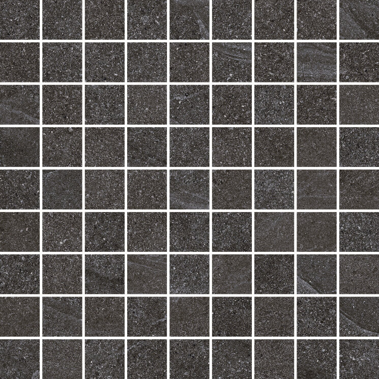 Мозаїка 3,1x3,1 Mosaico Su Rete Black - Nordic Stone - 17136 - з колекції Nordic Stone Settecento