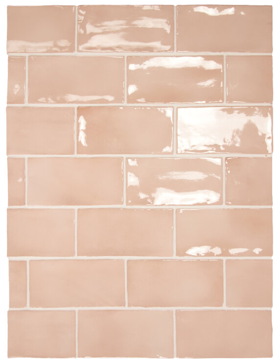 Плитка 7,5x15 Blush/Pink Gloss-Manacor-26904 з колекції Manacor Equipe