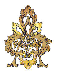 Декор 14,5x19,4 Lettera Bianca A - Alphabet - 489400