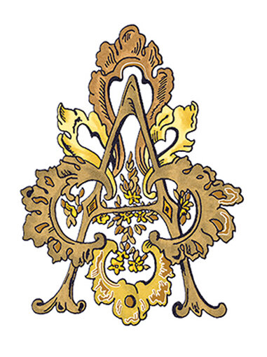 Декор 14,5x19,4 Lettera Bianca A - Alphabet - 489400 з колекції Alphabet Versace