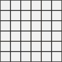 Мозаїка Nero Mosaico 5X5 30x30 Tabula Vallelunga