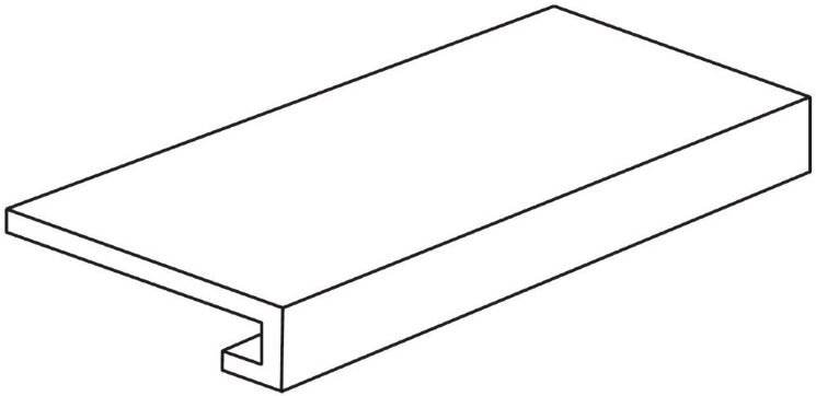 Сходинка (33x60) BETON GRADONE COSTA RETTA BEIGE - Beton з колекції Beton Mo.da