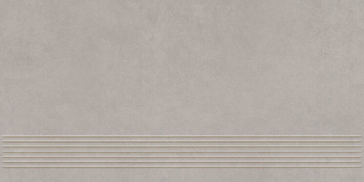 Сходовий елемент 29.8x59.8 Intero Silver Stopnica Prasowana Mat. з колекції Intero Paradyz