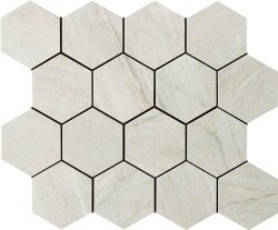 Мозаїка Calacatta Mont Blanc Mosaico Esagona Fade 26x30 Lux Experience Impronta