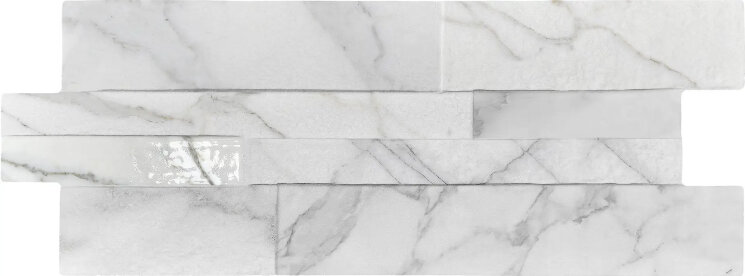 Плитка Royal Statuario - 16x40 16KROST Royal з колекції Royal Keradom Плитка Royal Statuario - 16x40 16KROST Royal з колекції Royal Keradom