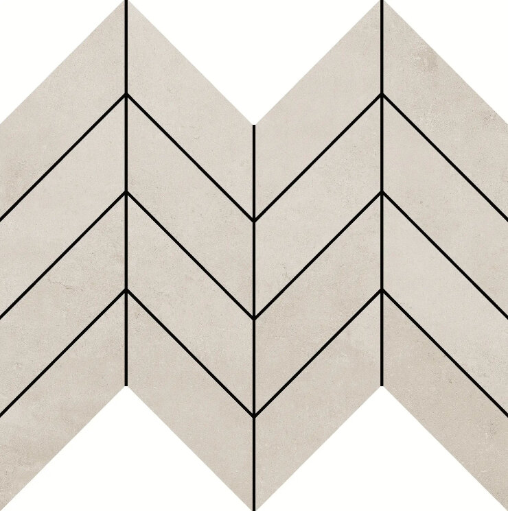 Мозаїка Mosaic Arrow Flow Cement Cloud - 22.4x29.5 DC6011 Flow з колекції Flow Aleluia