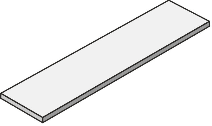 Кутова сходинка 33x120 Grigio Gradino Angolare Sx Costa Retta - Chambord - CHBA333 з колекції Chambord Sichenia