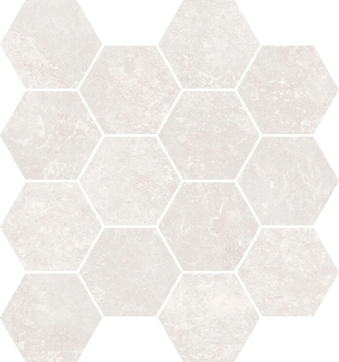 Мозаїка Grand Canyon White Hexagono Mate - 26.5x28.3  Grand Canyon з колекції Grand Canyon Halcon