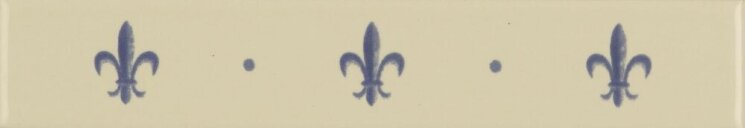 Бордюр Fleur De Lis Border Royal Blue 2.5x15.2 Artworks Colonial White Original Style з колекції Artworks Colonial White Original Style Бордюр Fleur De Lis Border Royal Blue 2.5x15.2 Artworks Colonial White Original Style з колекції Artworks Colonial White Original Style