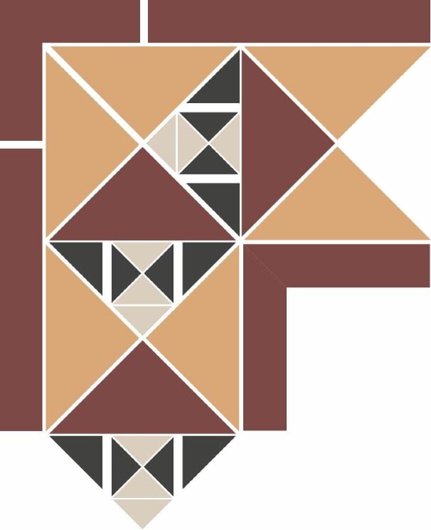 Спецелемент Berlin Corner 21.3x21.3 Borders Top Cer з колекції Borders TopCer Спецелемент Berlin Corner 21.3x21.3 Borders Top Cer з колекції Borders TopCer