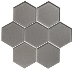 Мозаїка Metallic Hexagon Dionysus 38.6x29.8 Glassworks Original Style