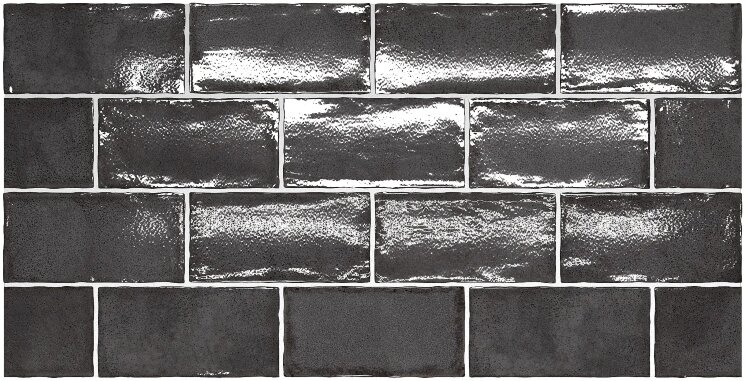 Плитка 7.5x15 27615 Black Equipe Altea з колекції Altea Equipe