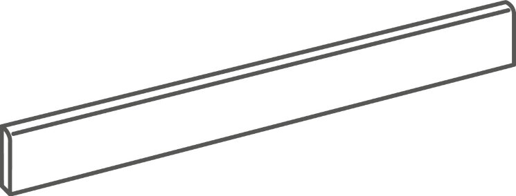 Плінтус 4,6x120 Battiscopa R. White - Rustic - CRT12R1BT з колекції Rustic Castelvetro