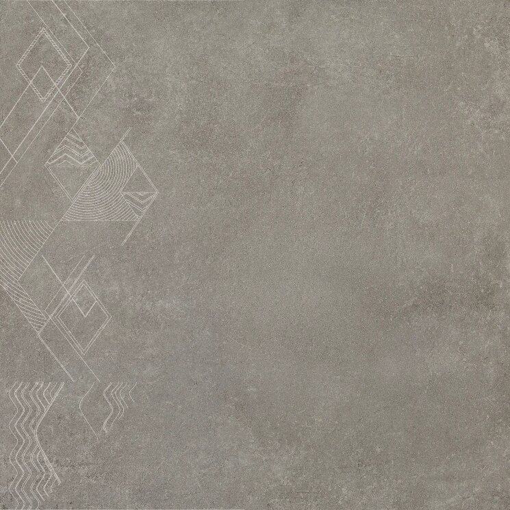 Плитка 80x80 1006111 Ins.S/2Graphic Smoke Isla Tiles Loft з колекції Loft Isla Tiles