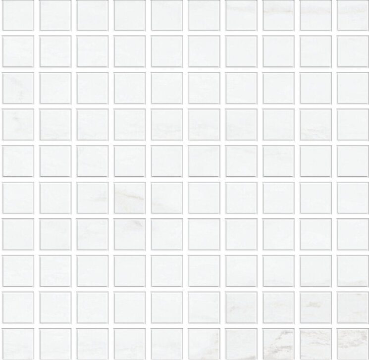 Мозаїка (30x30) MQVW Mosaico Quadretti White Lapp - Venus з колекції Venus Brennero Мозаїка (30x30) MQVW Mosaico Quadretti White Lapp - Venus з колекції Venus Brennero