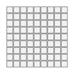 Мозаїка (30.2x30.2) W216 Cerabeton Gris Mosaico 81Pz. Rettificato - Cerabeton