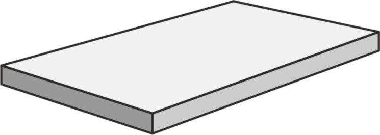 Кутова сходинка 60x120 Talc Gra. Ang. Sx C/R - Debris - 8225 з колекції Debris Unicom Starker